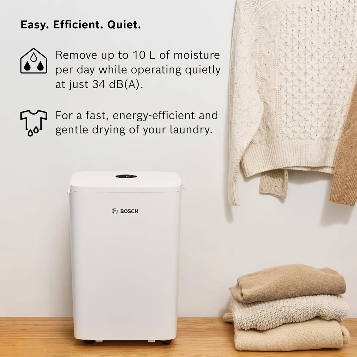 Bosch Dry Dehumidifier for 17 M² 10L 24h - Image 3