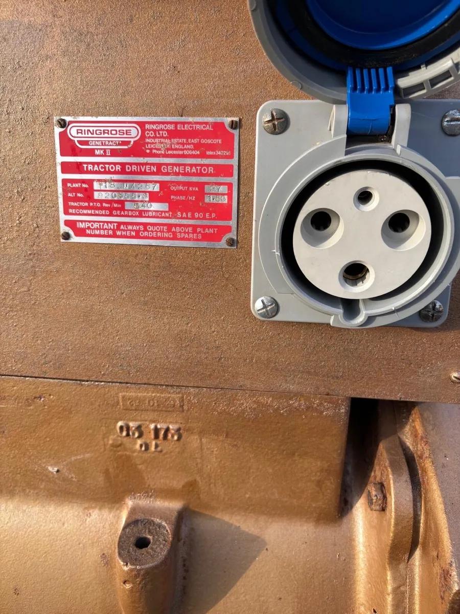 27 KVA PTO generator - Image 4