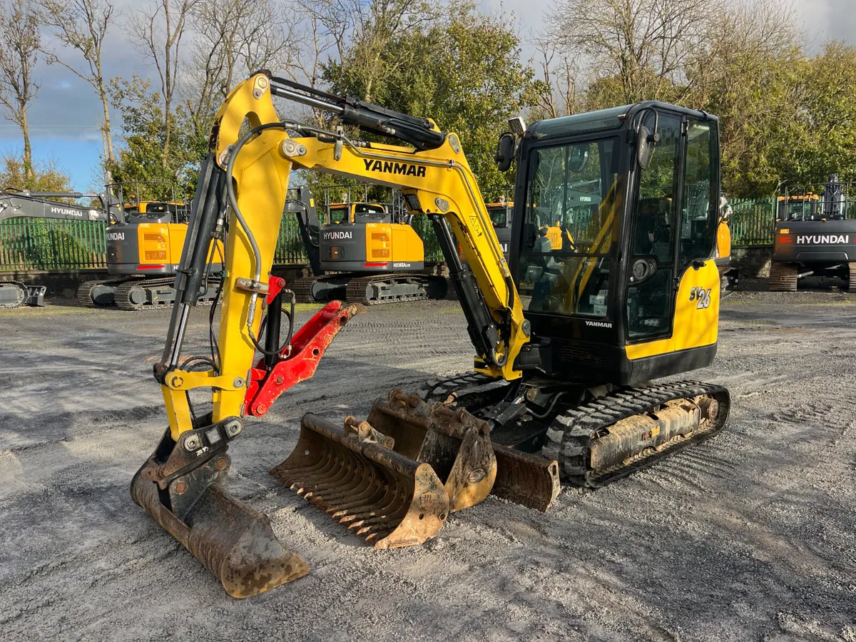 2020 Yanmar SV26 Mini Excavator - Image 2