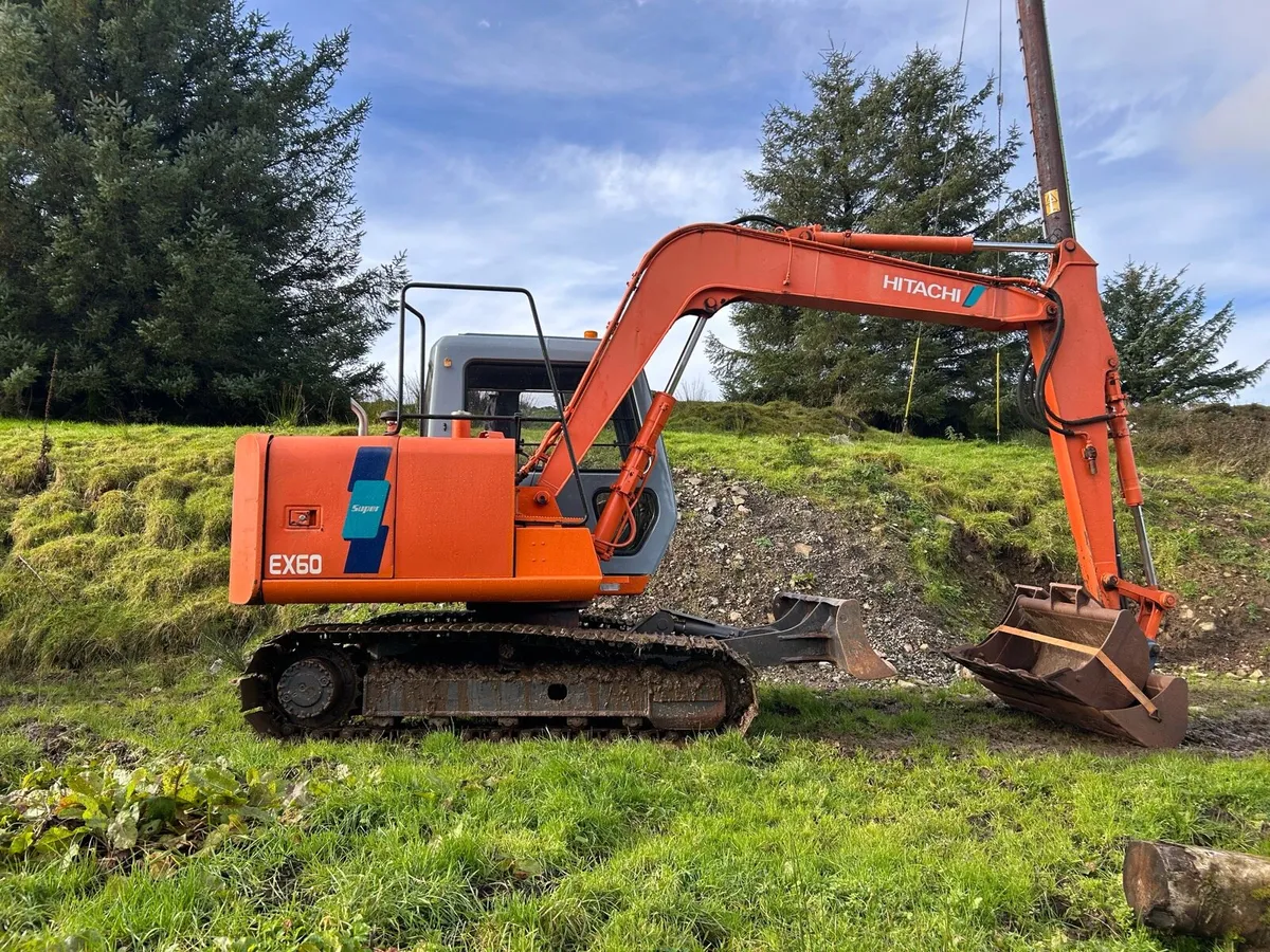 Ex60-3 hitachi digger - Image 4