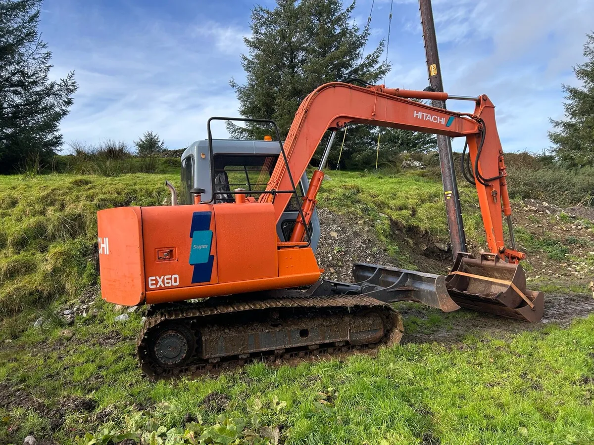 Ex60-3 hitachi digger - Image 1
