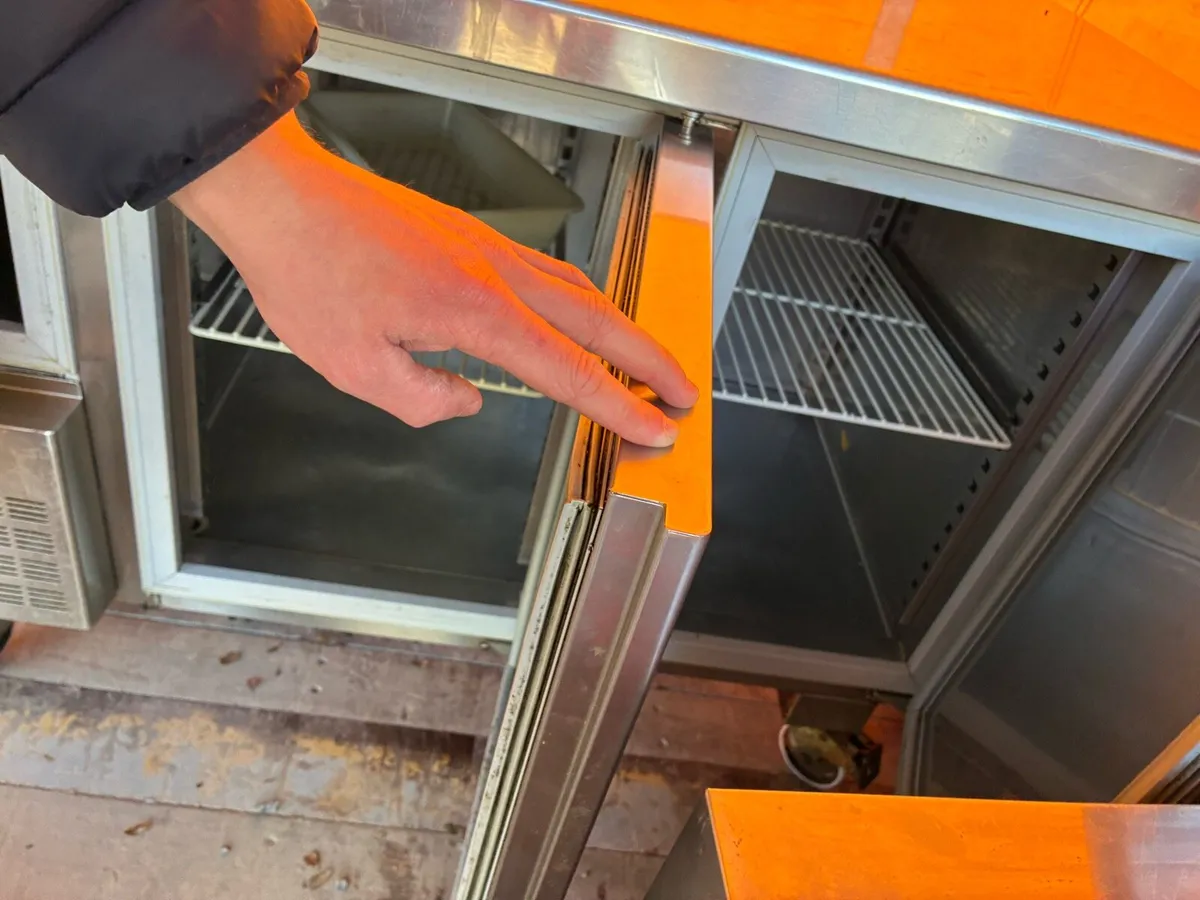 Stainless steel under counter fridge - Image 2