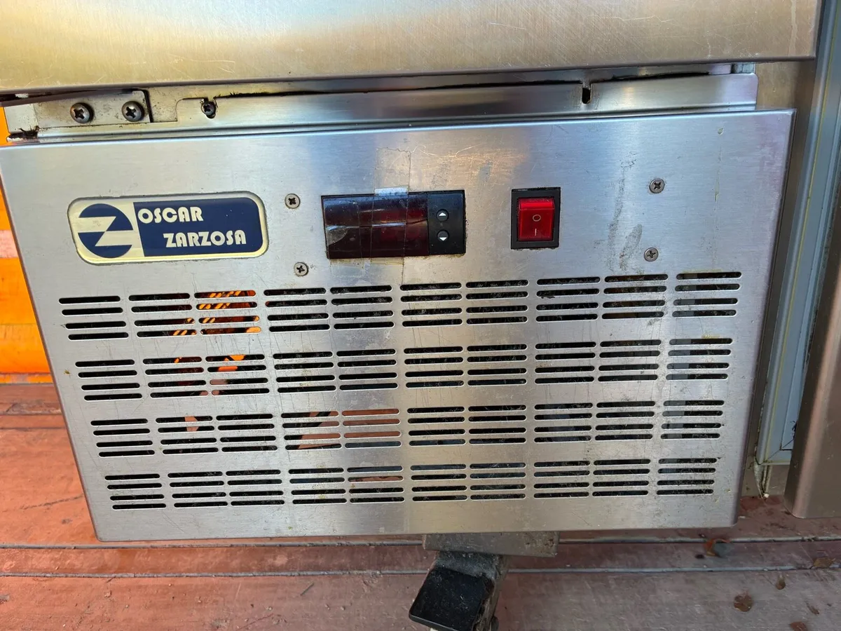 Stainless steel under counter fridge - Image 3