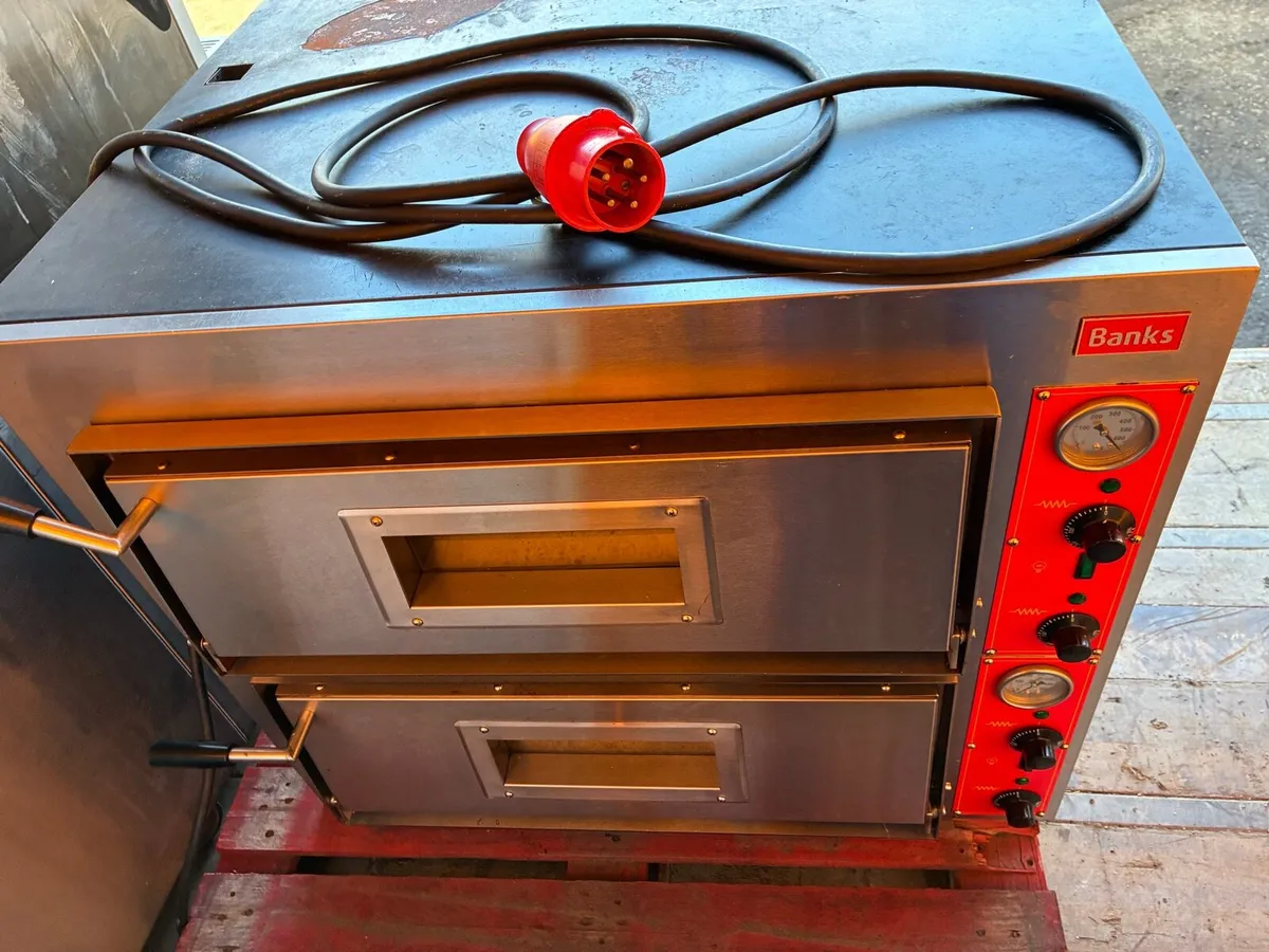Catering Double Pizza Oven - Image 2