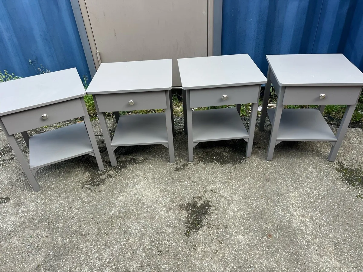 4 Bedside lockers - Image 1
