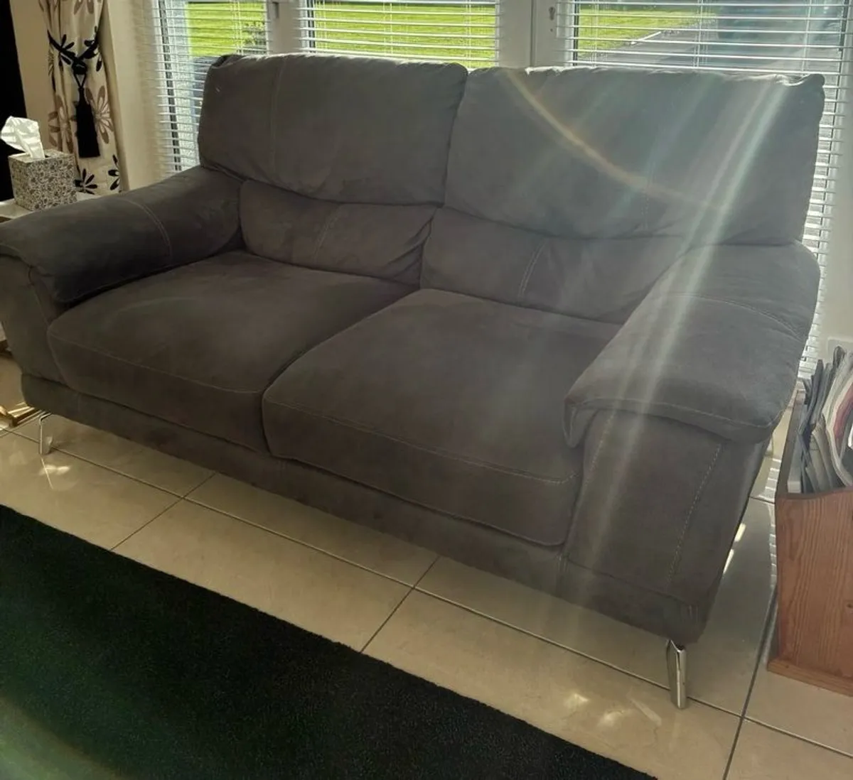 2 x 2 seater sofas - Image 1