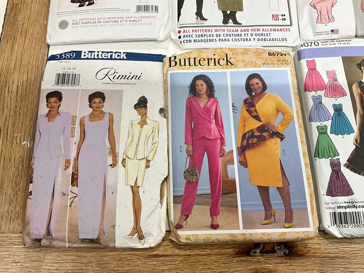 8 Lady’s Paper Patterns - Image 2