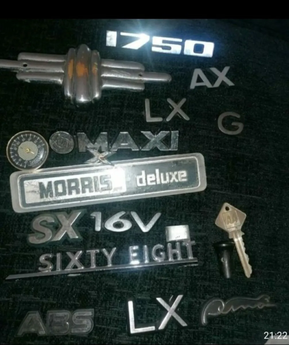 RARE CAR BADGES .... VINTAGE