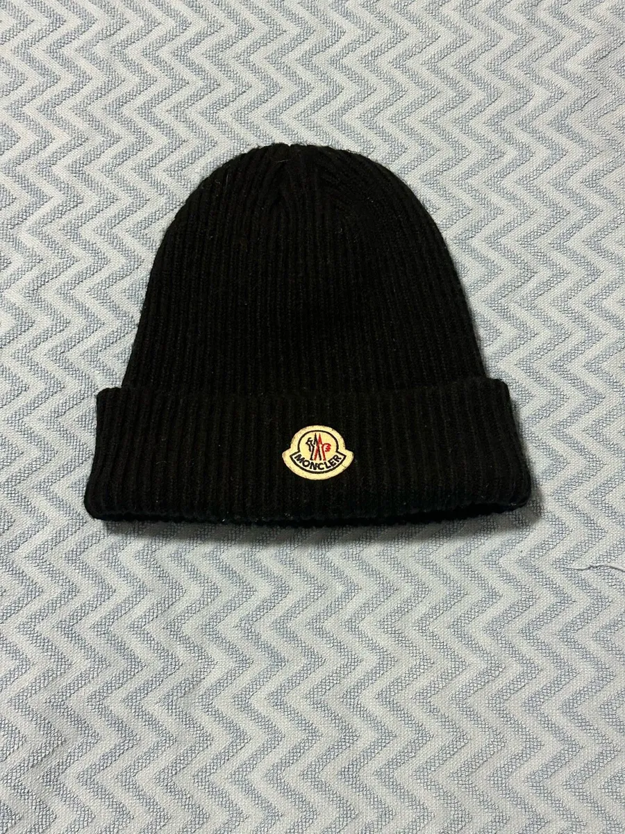 Black Moncler Beanie