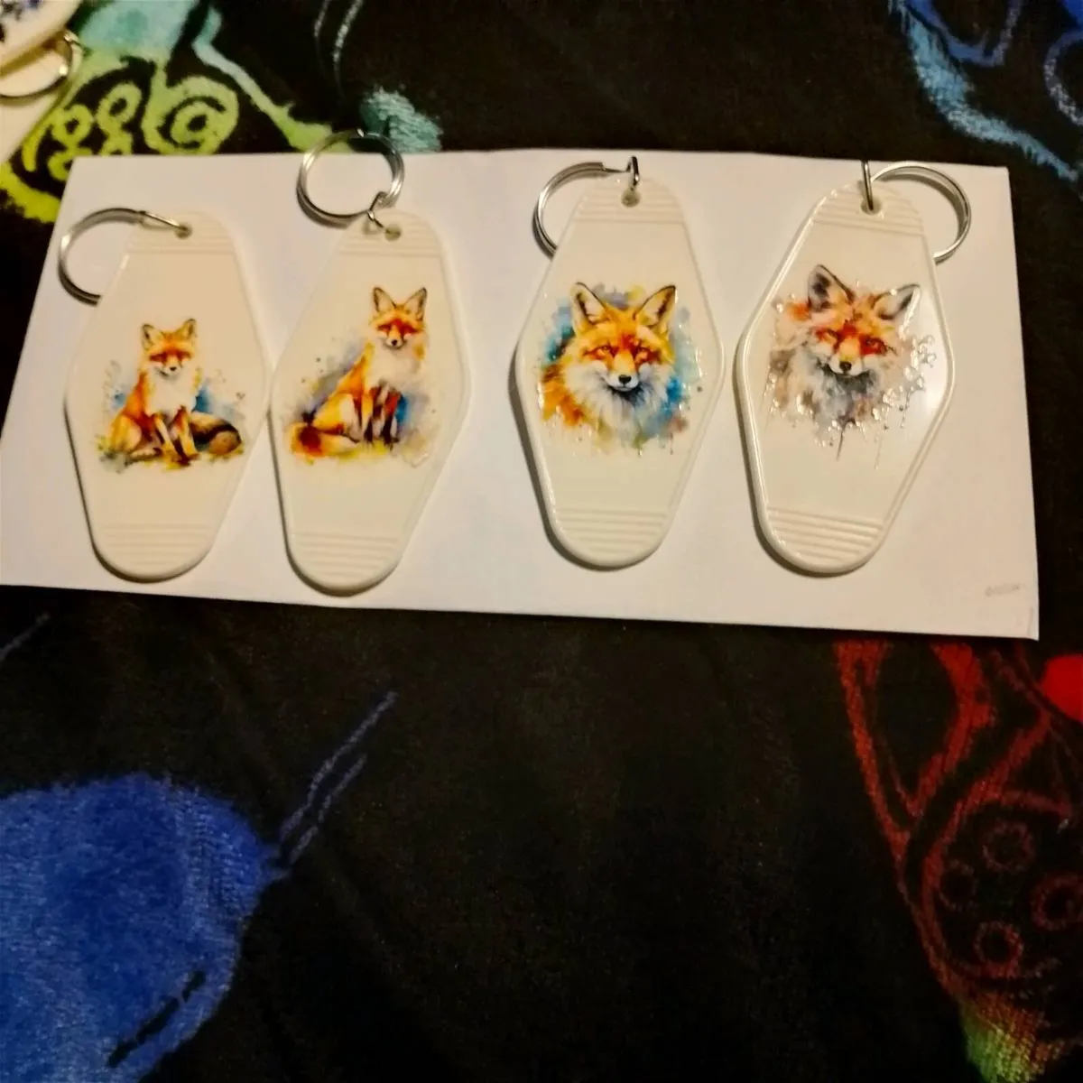 Acrylic Keyrings for sale ideal for Christmas gift - Image 3