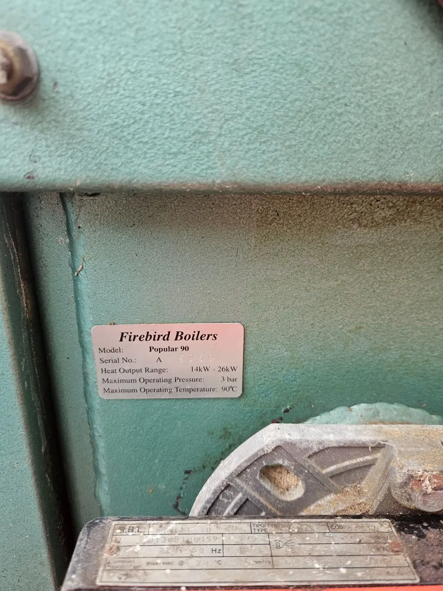Fire Bird Popular 90 oil fired Boiler - Image 2