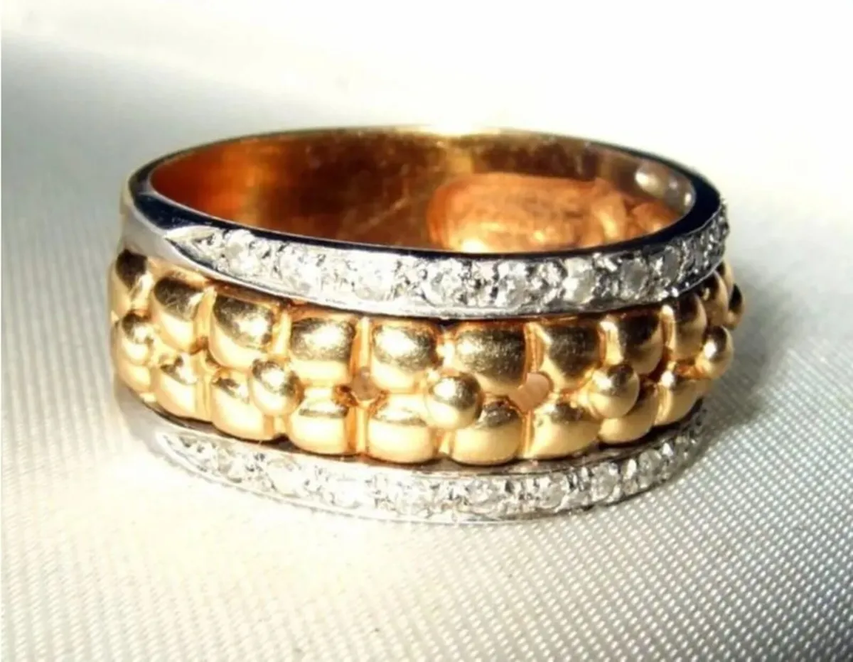Vintage 18ct Gold/Diamond Hallmarked Ring - Image 4