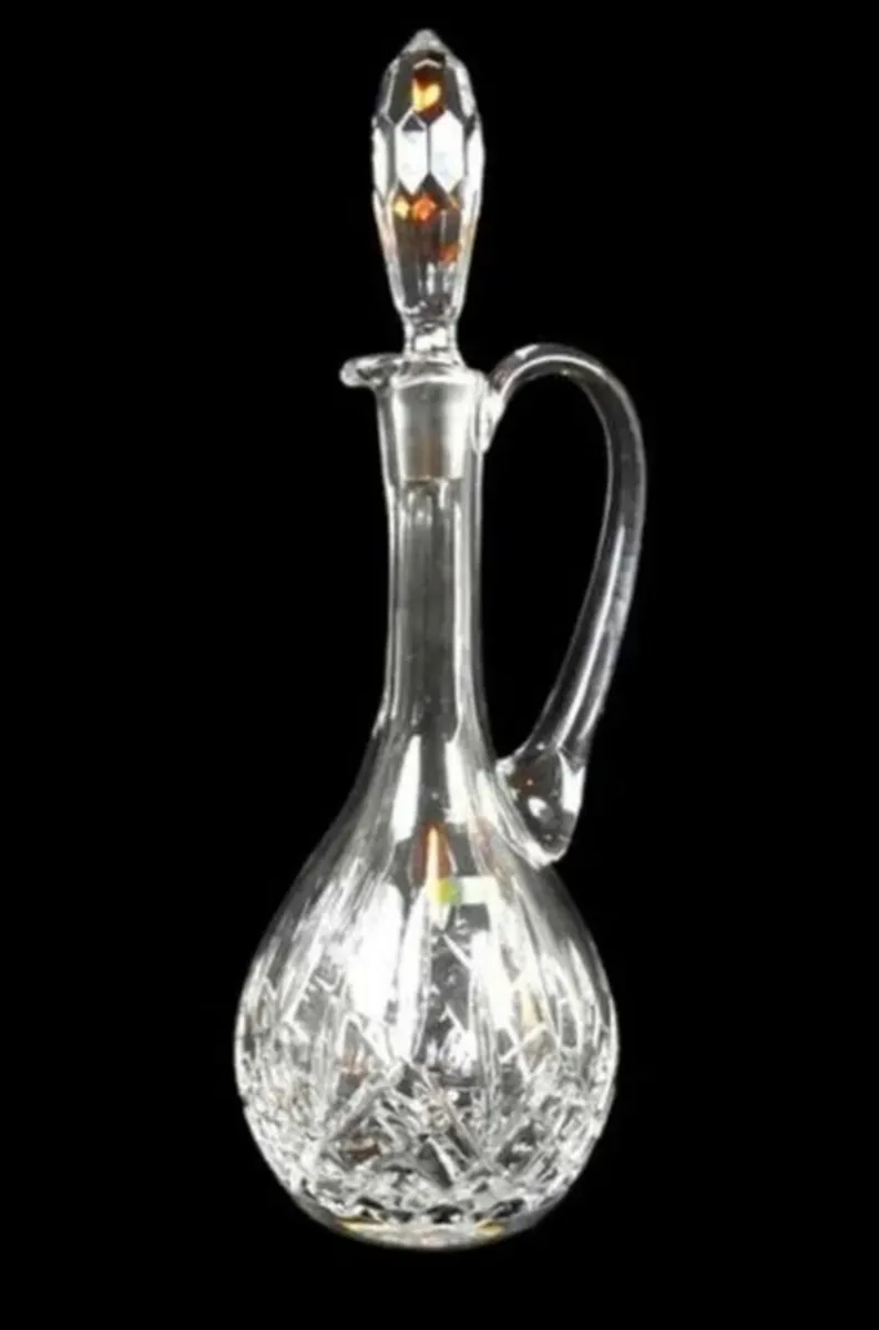 Vintage Galway Crystal "Leah" Claret Jug Decanter - Image 3