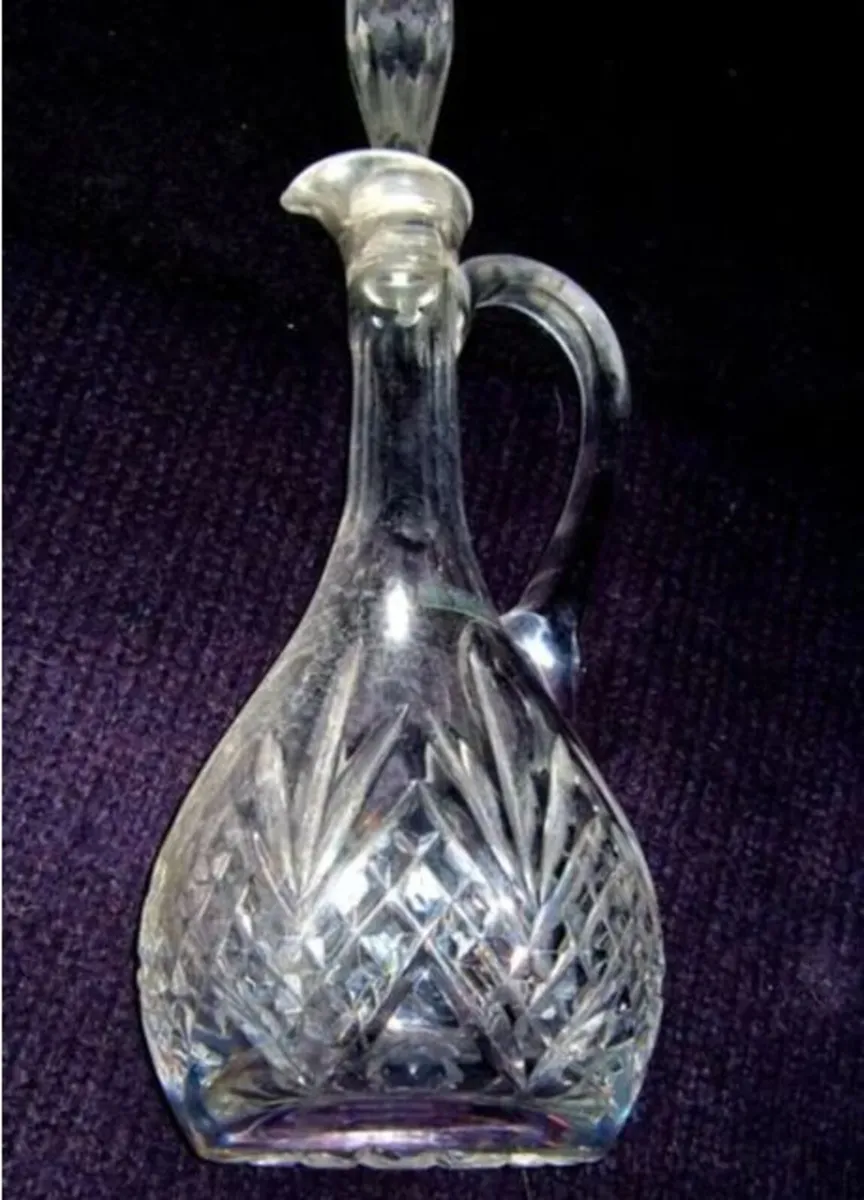 Vintage Galway Crystal "Leah" Claret Jug Decanter - Image 4