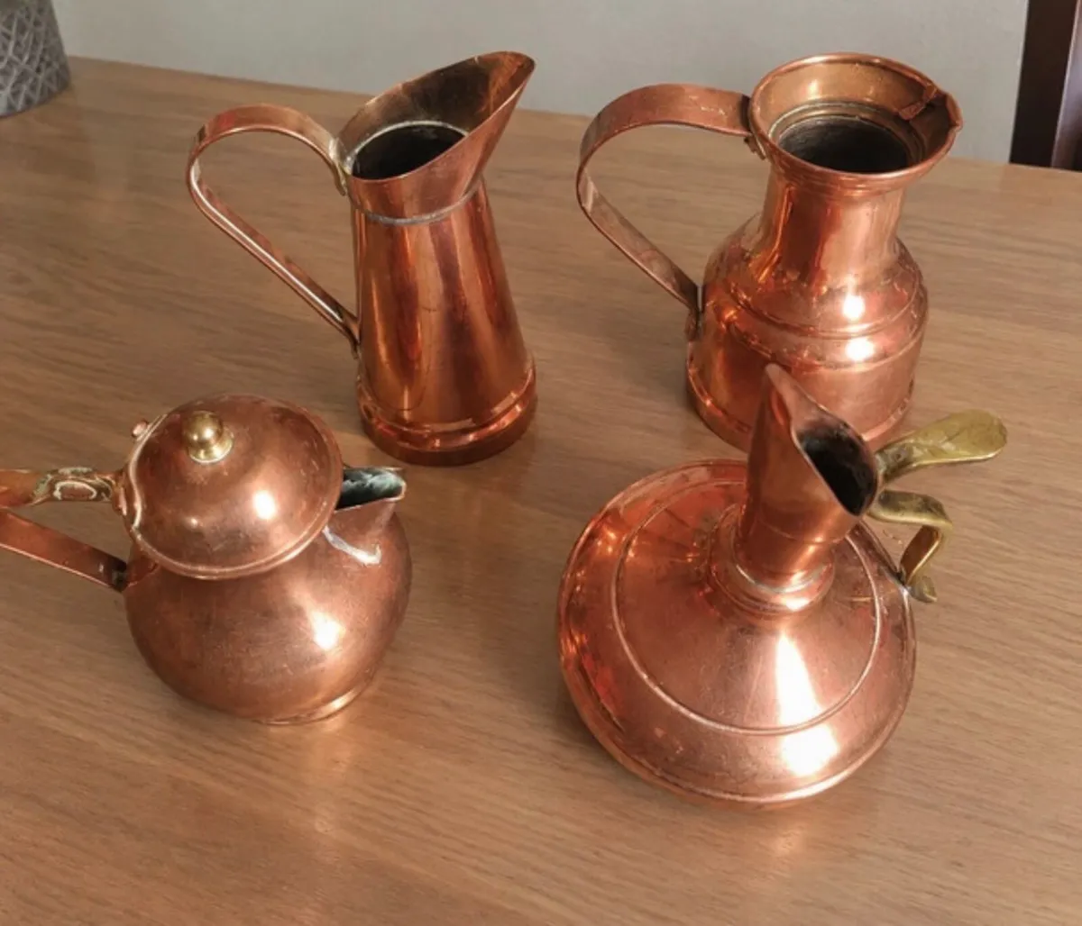 Collection of vintage copper