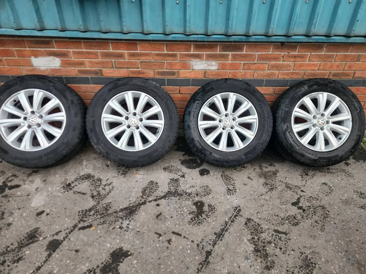 Alloys and tires 255 65 18 Continental - Image 2