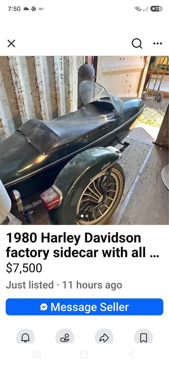 Harley Davidson's X 5 plus Sidecar - Image 3