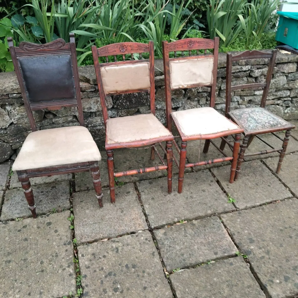 4 Antique Chairs - Image 3