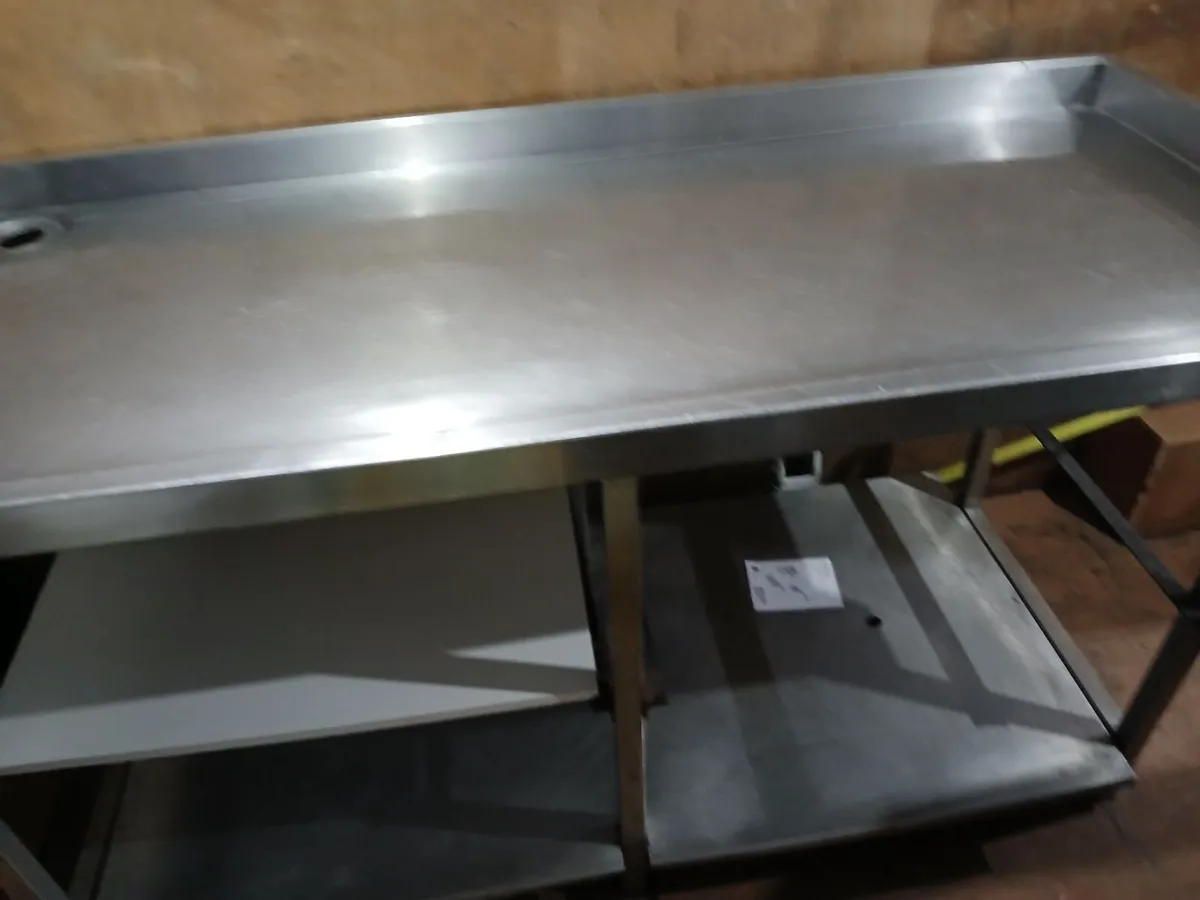 Stainless steel cabbinet table x showroom - Image 3