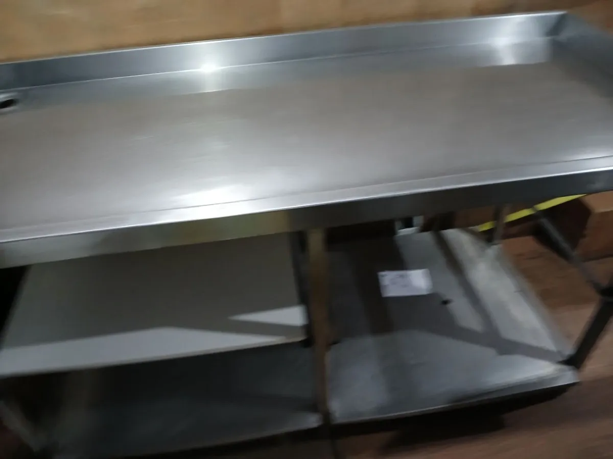 Stainless steel cabbinet table x showroom - Image 1