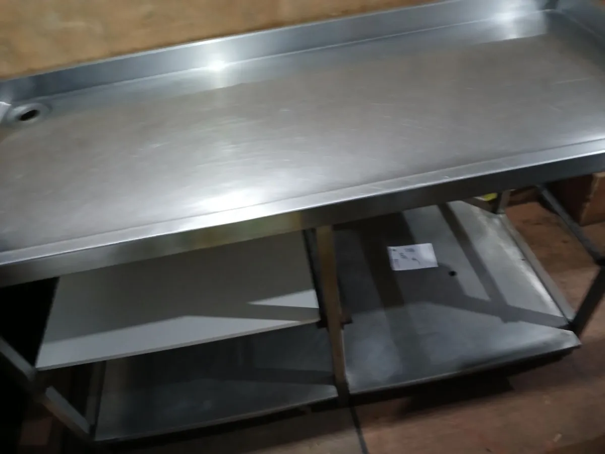 Stainless steel cabbinet table x showroom - Image 2