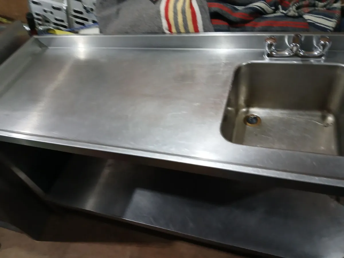 Staneless steel cabbinet sink unit complete - Image 3