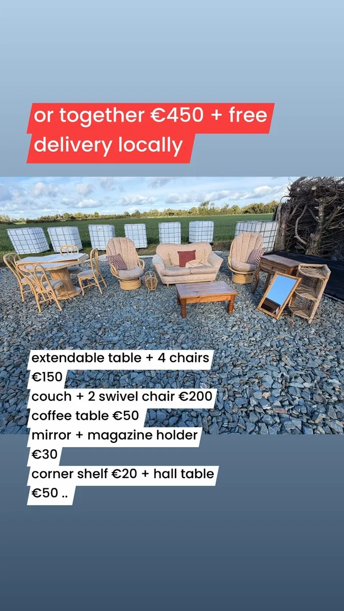 furniture bundle €450 + free delivery - Image 1