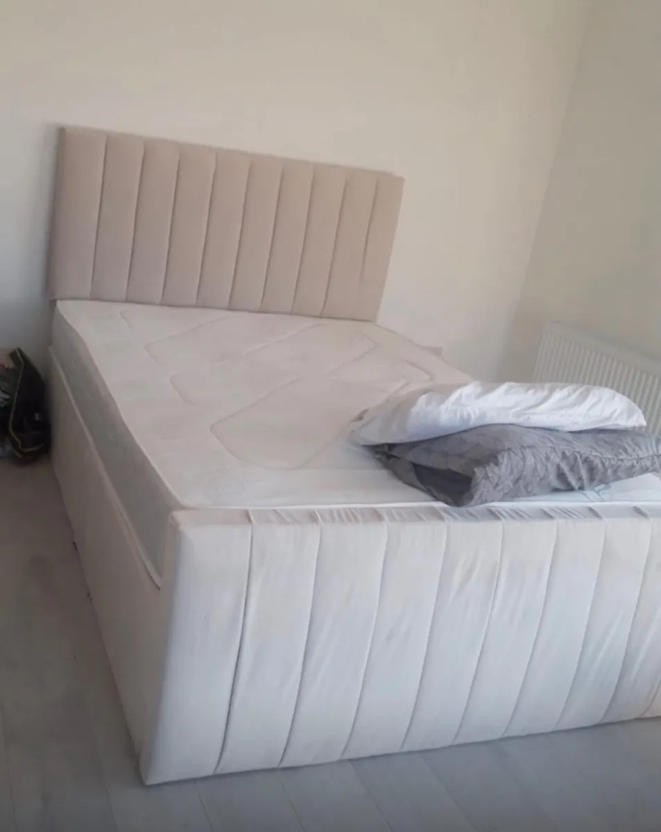 King size base , mattress and head board new!
