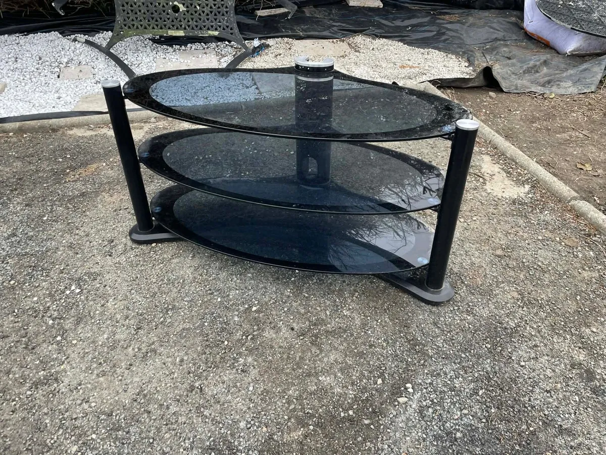 glass tv unit / coffee table - Image 1