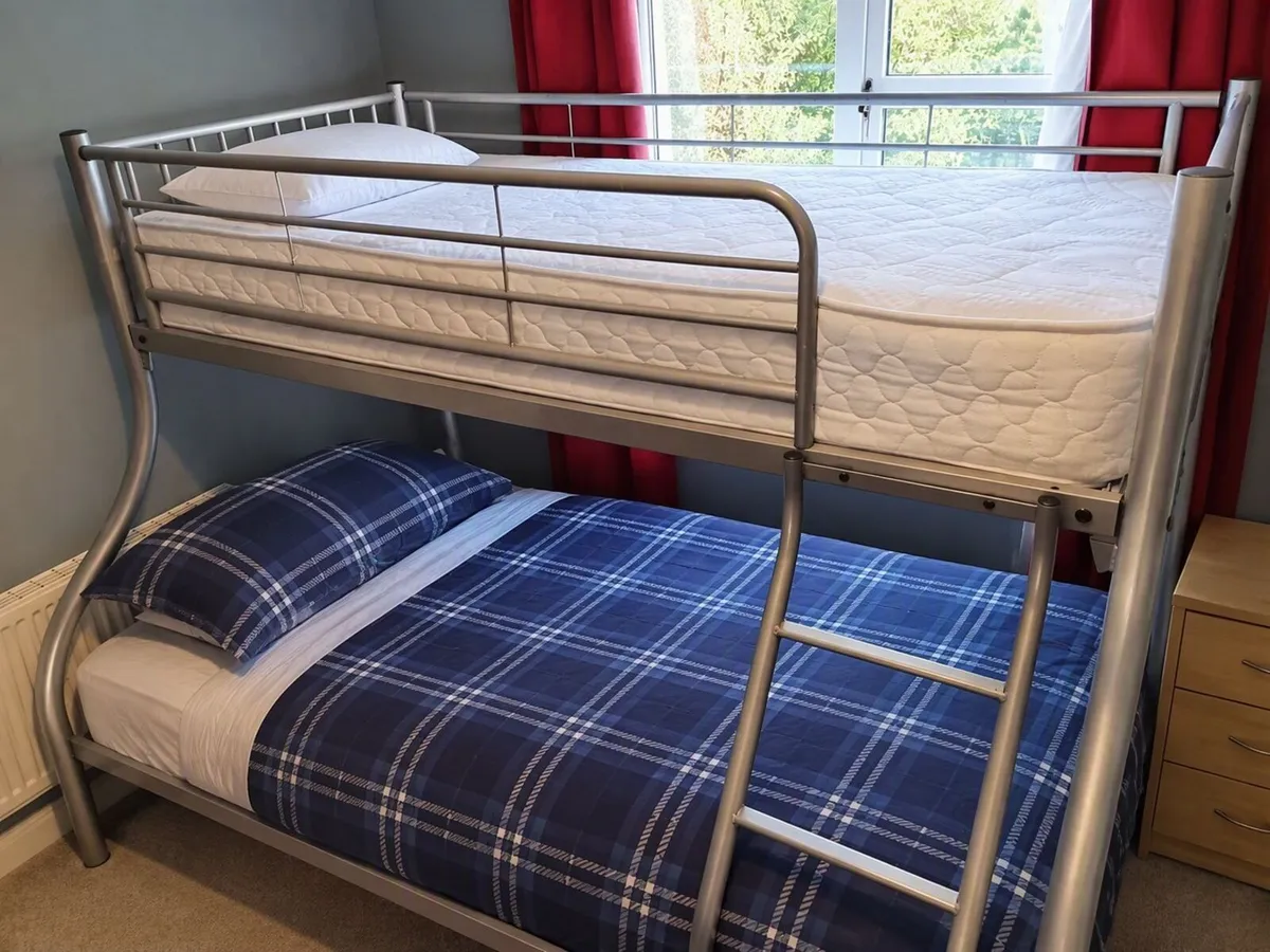 single-over-double triple sleeper bunk bed