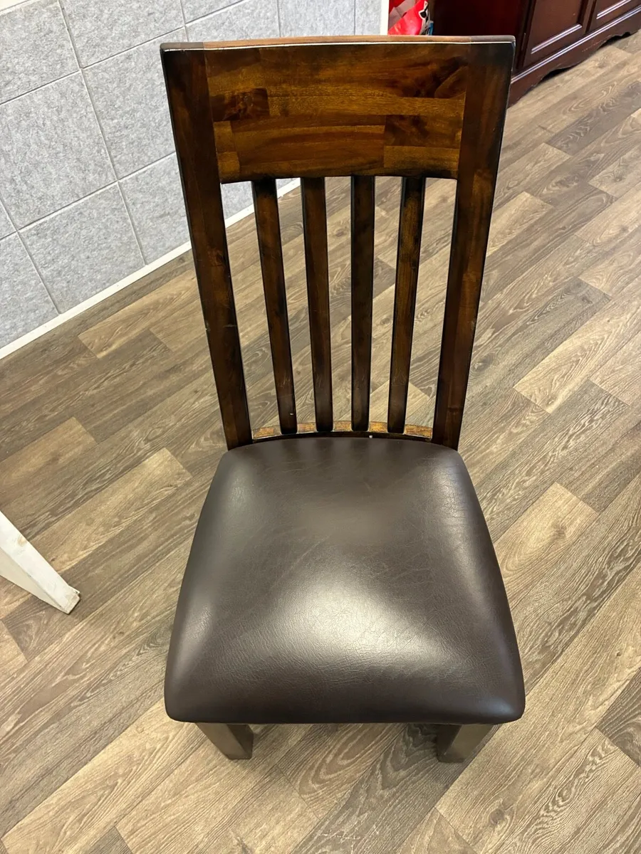 8 solid wood Dining Chairs - Image 1