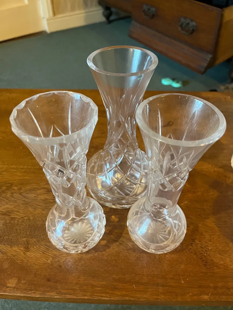 Crystal vase - Image 1