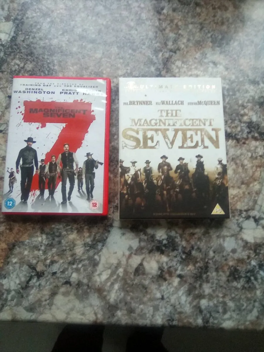 2.  D.V D. S.   Of.  THE. MAGNIFICENT.   SEVEN. - Image 1