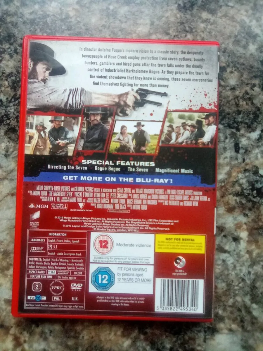 2.  D.V D. S.   Of.  THE. MAGNIFICENT.   SEVEN. - Image 4