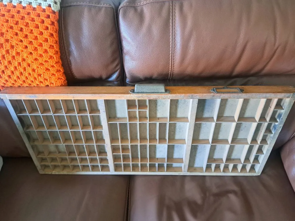 Antique Printers Tray - Image 3