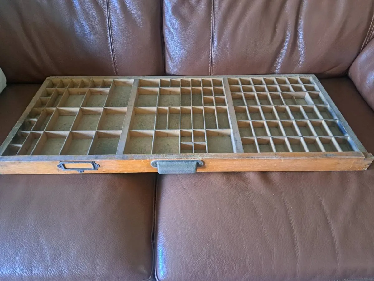 Antique Printers Tray - Image 1