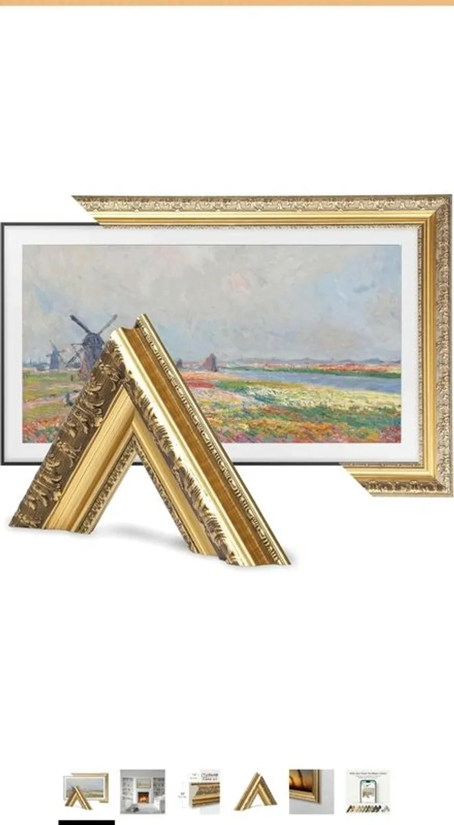Gilt Frame for 32" Samsumg The Frame TV Bezel - Image 1