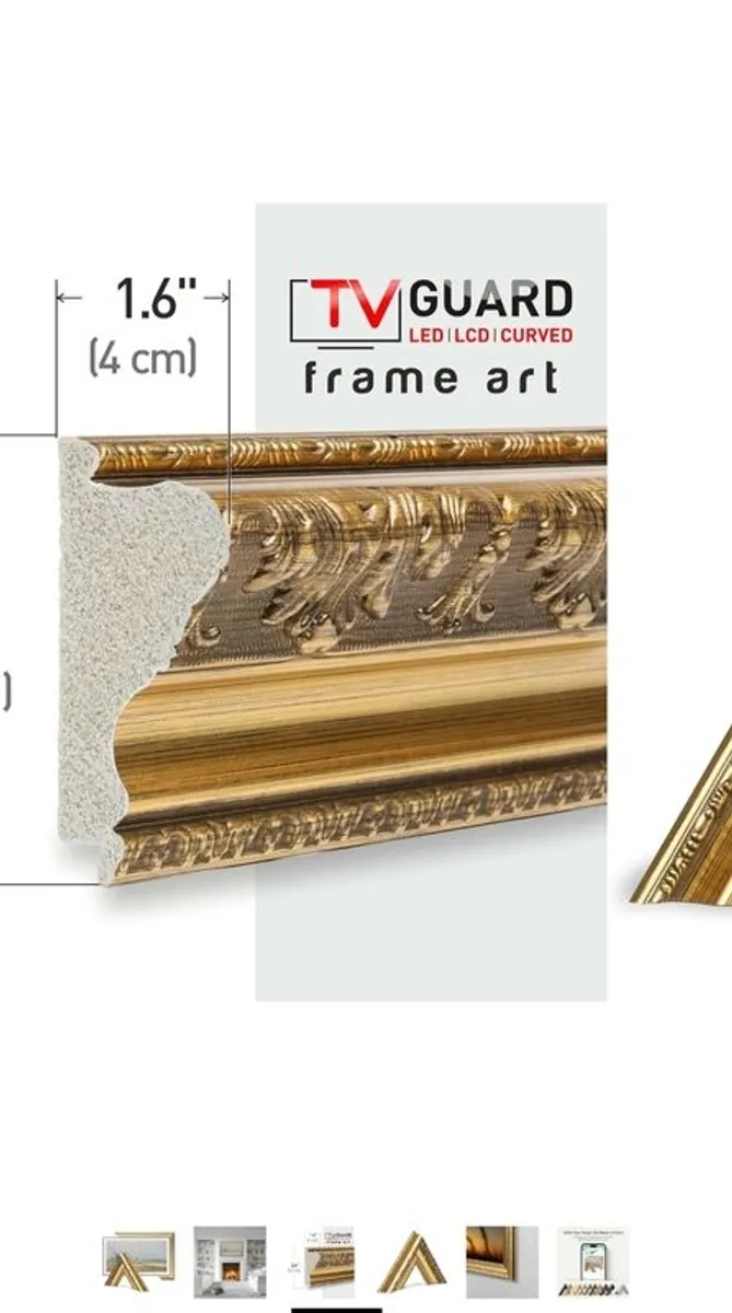 Gilt Frame for 32" Samsumg The Frame TV Bezel - Image 2