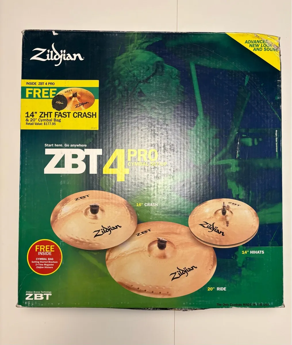 Zildjian 4 Pro Cymbal Set-up - Image 1