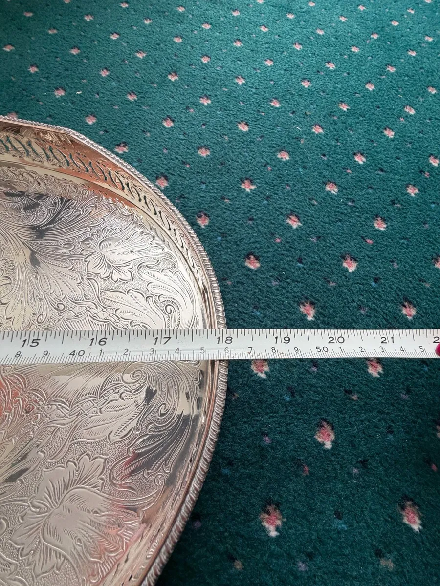 Two Silver Plate trays - Image 3
