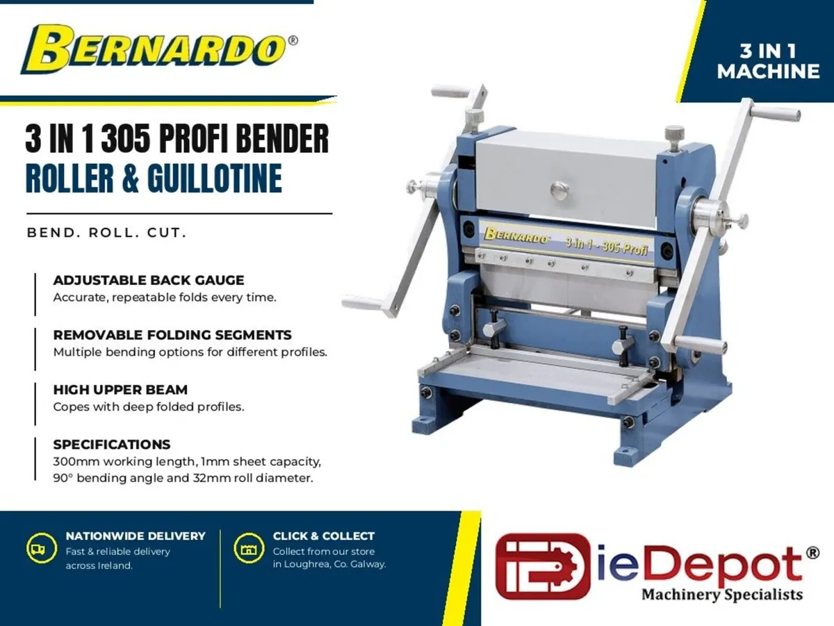Bender Roller & Guillotine for sale in Galway for €899 on DoneDeal