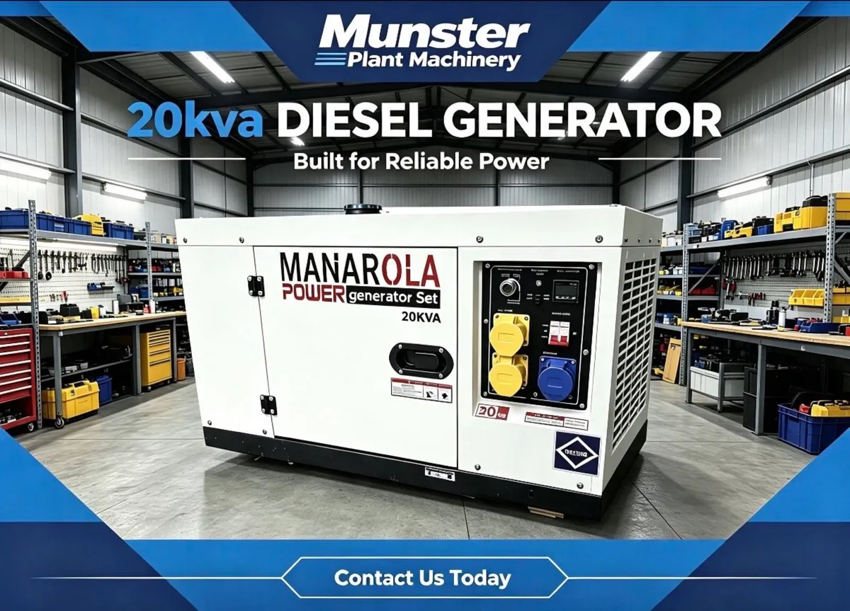 BRAND NEW 13kva to 20kva SILENT DIESEL GENERATORS - Image 4