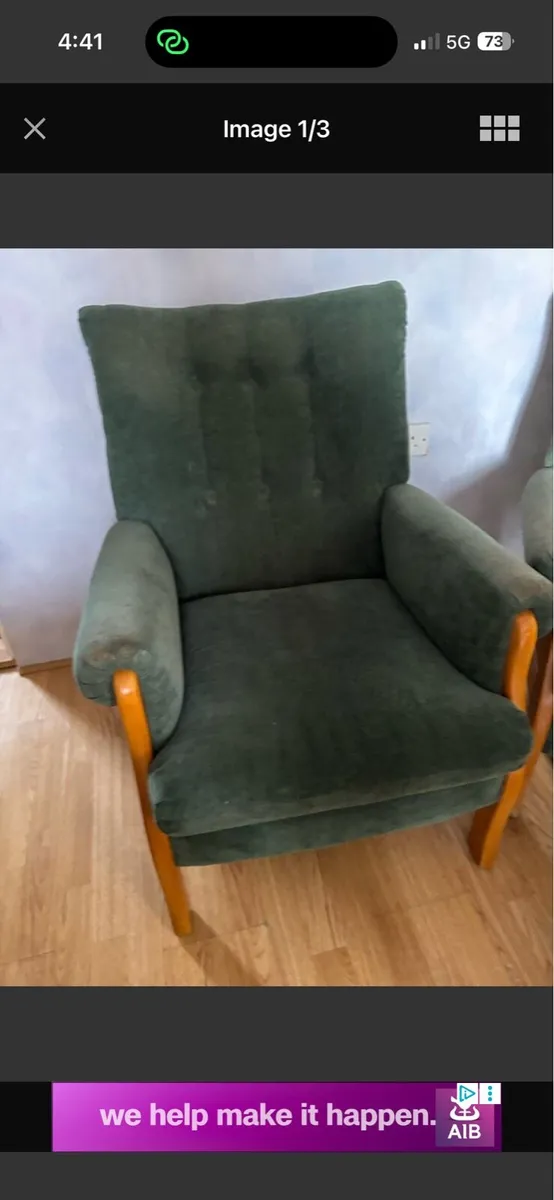 2X Arm Chairs - Image 1