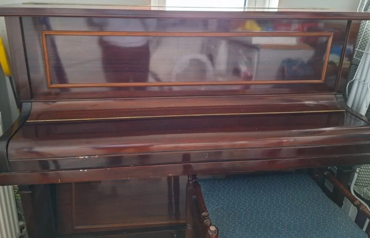 Piano with stool for sale - Image 1