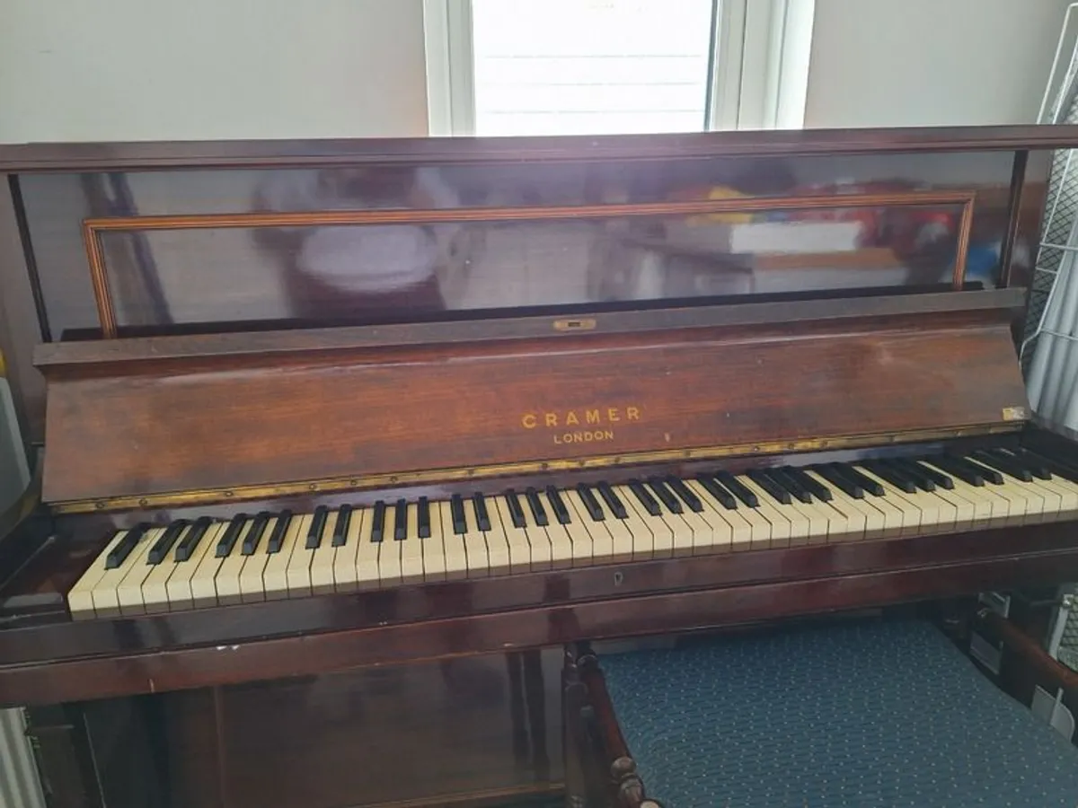Piano with stool for sale - Image 2