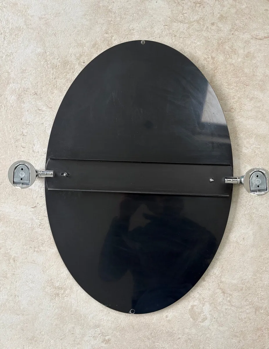 Samuel Heath tilting oval wall mirror - Image 4