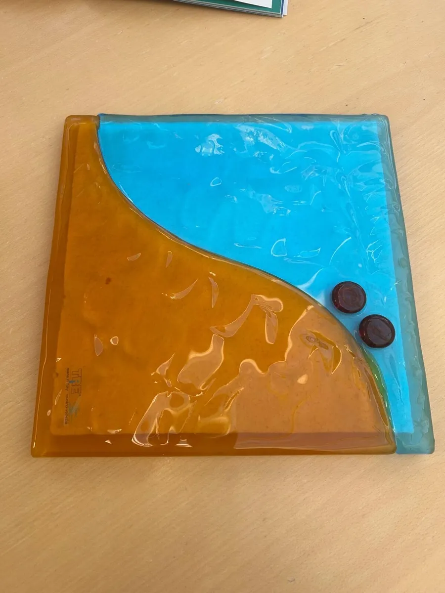 Original Italian Decorative Murano glass panels - Image 1