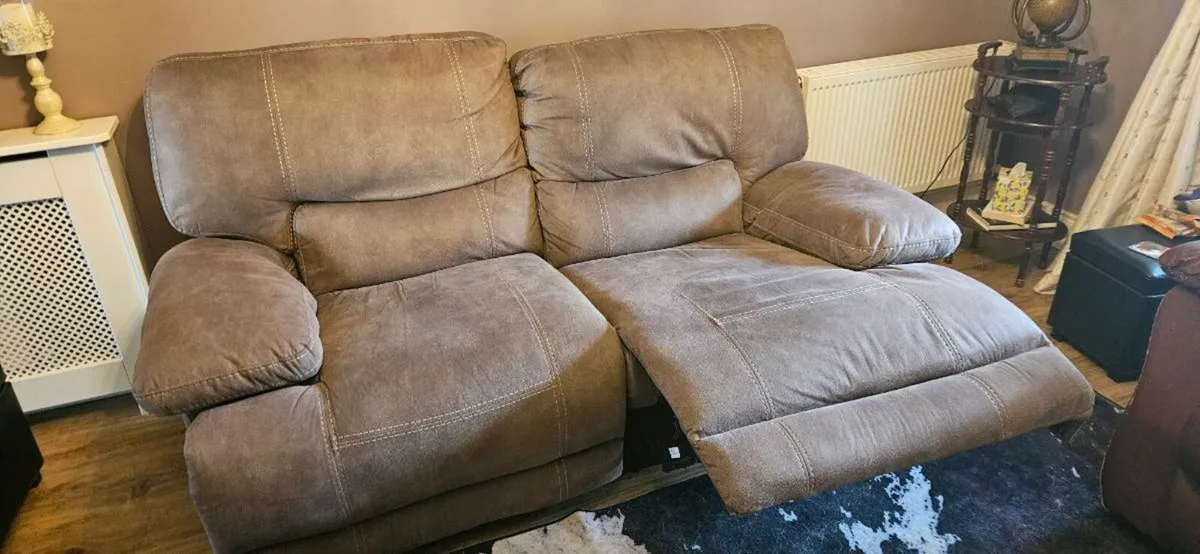 Pair of 2-Seater Recliner Sofas - Image 3