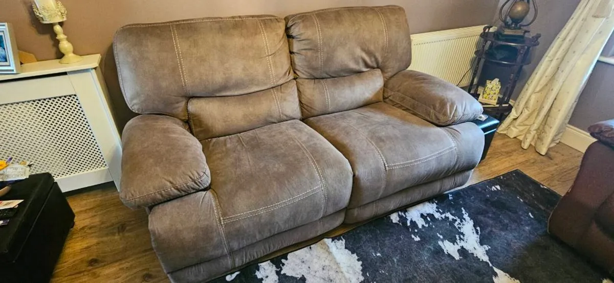 Pair of 2-Seater Recliner Sofas - Image 4