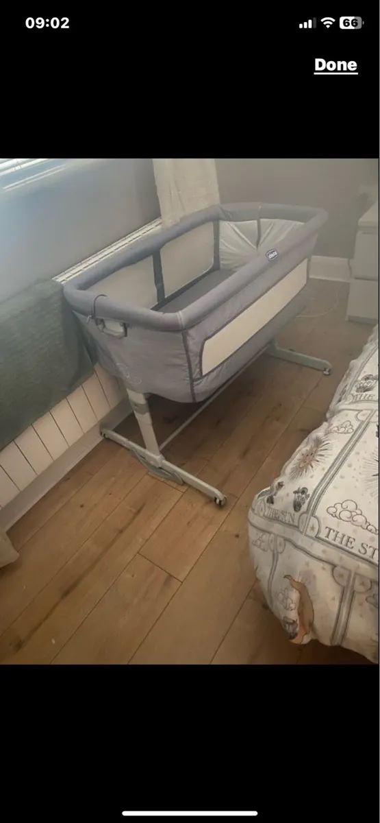 FREE Next to me crib and baby swing - Image 1